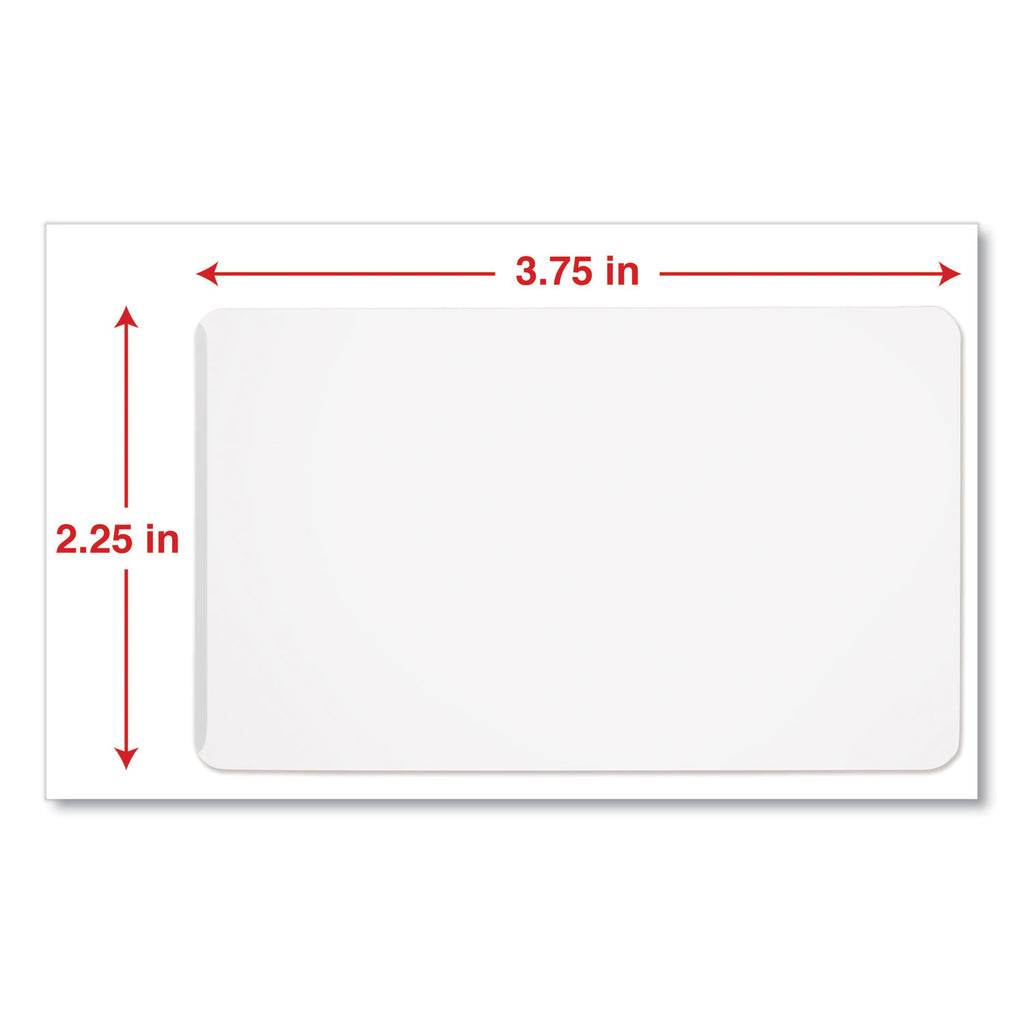 Laminating Pouches, 5 mil, 3.75" x 2.25", Gloss Clear, 100/Box - 