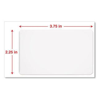 Laminating Pouches, 5 mil, 3.75" x 2.25", Gloss Clear, 100/Box - 