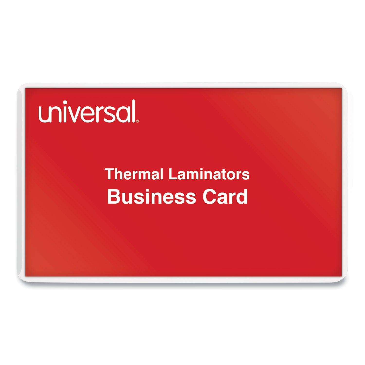 Laminating Pouches, 5 mil, 3.75" x 2.25", Gloss Clear, 100/Box - 