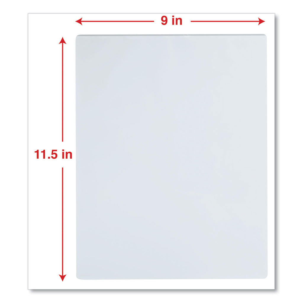 Laminating Pouches, 3 mil, 9" x 11.5", Gloss Clear, 25/Pack