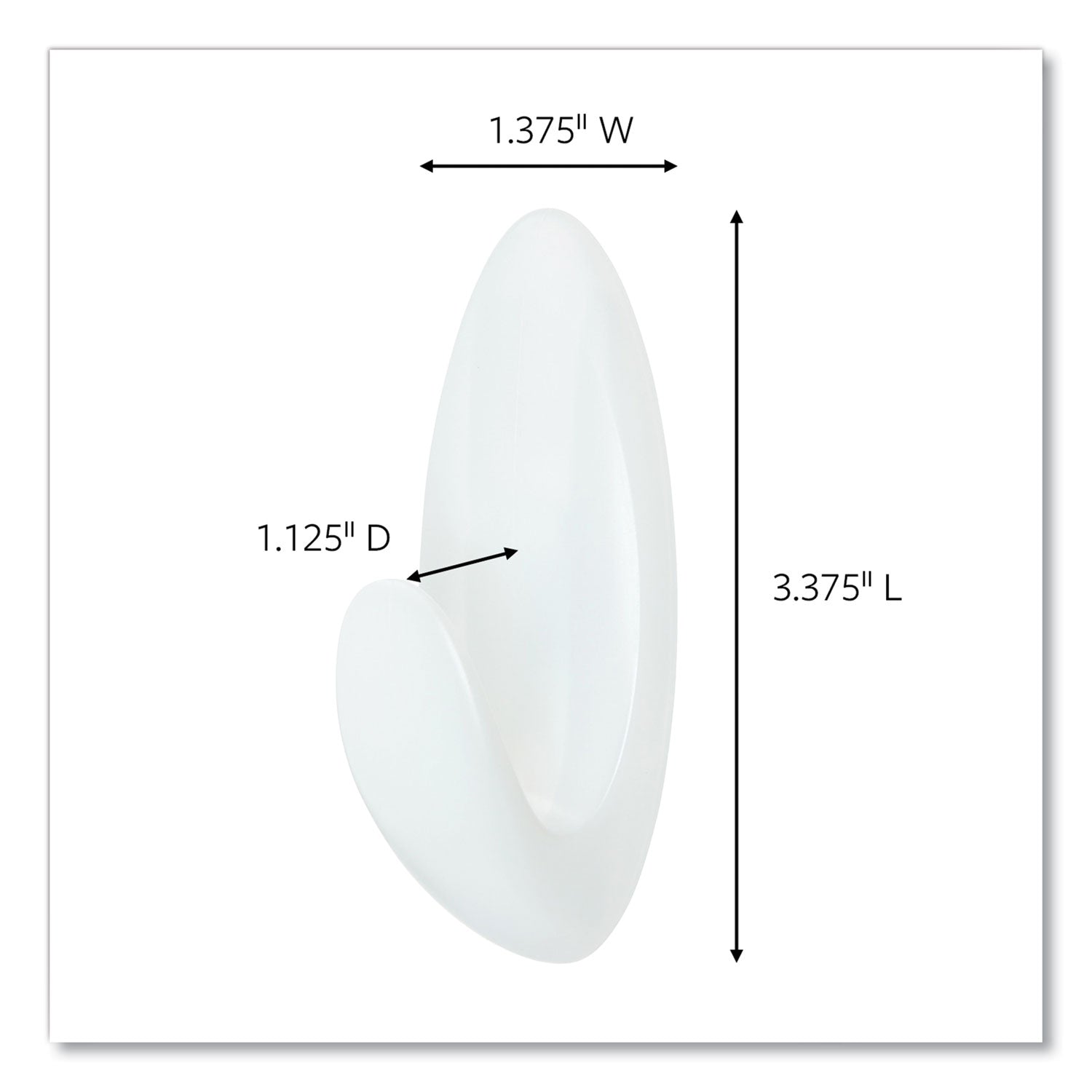 medium-bath-hooks-value-pack-plastic-white-3-lb-capacity-6-hooks-and-6-strips_mmmbath186es - 2