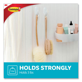 medium-bath-hooks-value-pack-plastic-white-3-lb-capacity-6-hooks-and-6-strips_mmmbath186es - 3