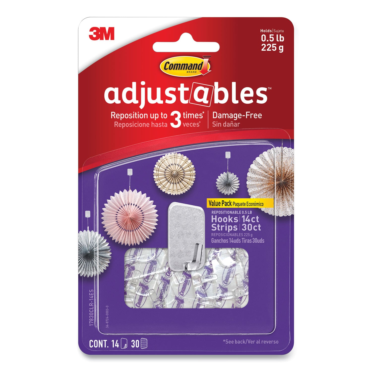 adjustables-repositionable-mini-hooks-plastic-white-05-lb-capacity-14-hooks-and-30-strips_mmm17830clr14es - 5