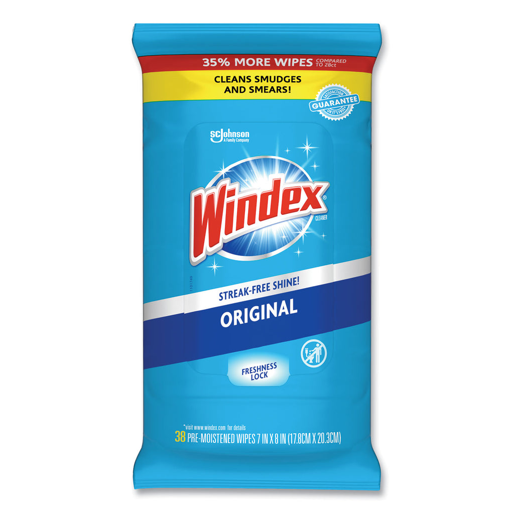glass-and-surface-wet-wipe-cloth-7-x-8-unscented-white-38-pack_sjn319251ea - 1