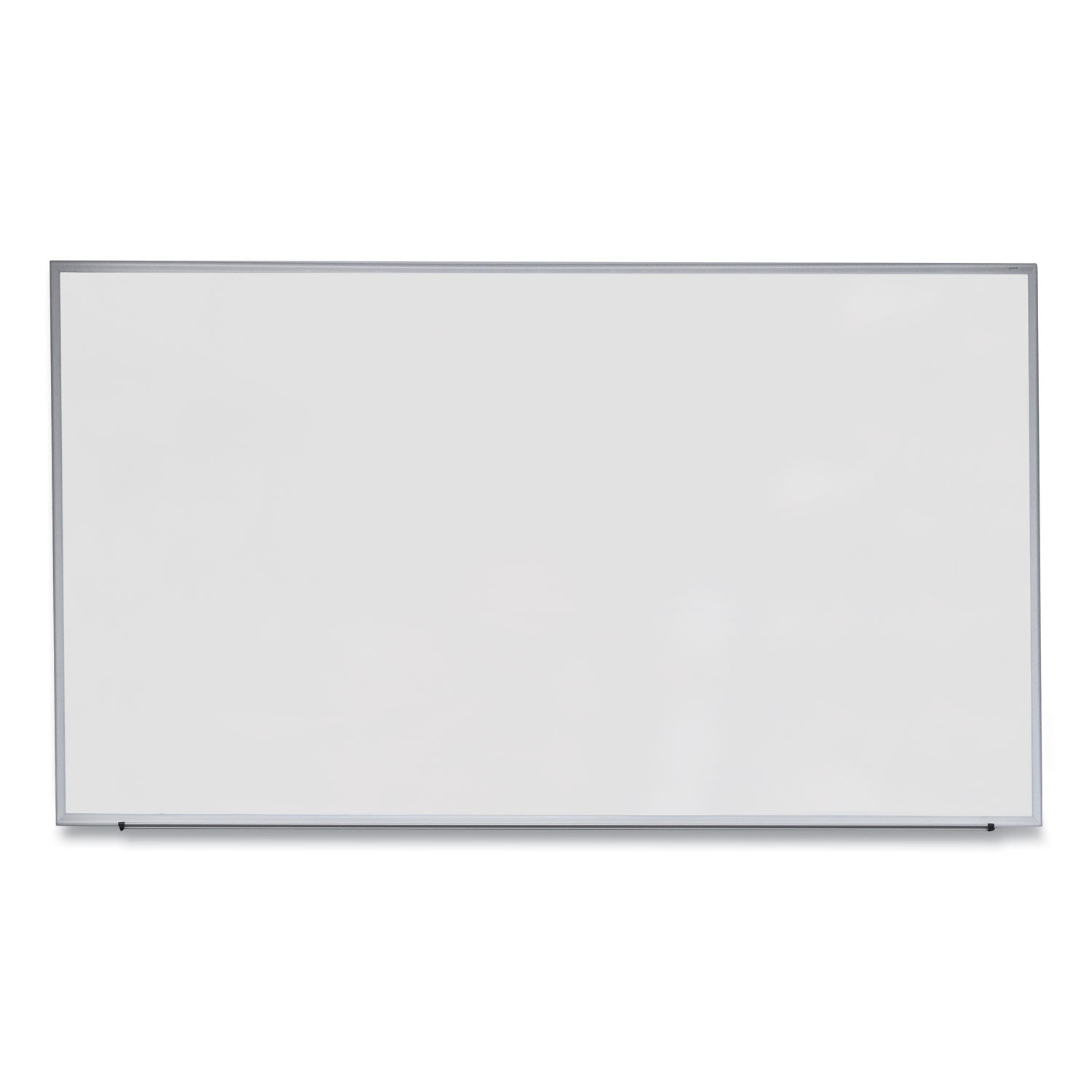 Deluxe Melamine Dry Erase Board, 72 x 48, Melamine White Surface, Silver Anodized Aluminum Frame - 