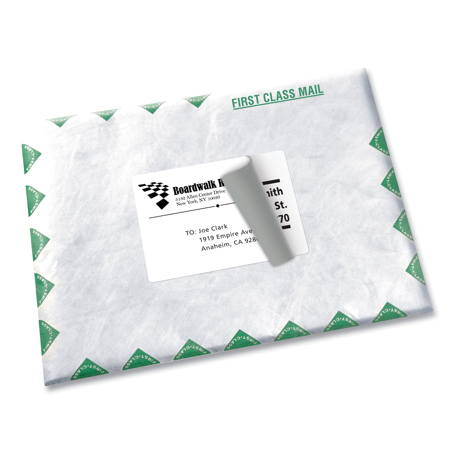 Shipping Labels w/ TrueBlock Technology, Laser Printers, 3.5 x 5, White, 4/Sheet, 100 Sheets/Box