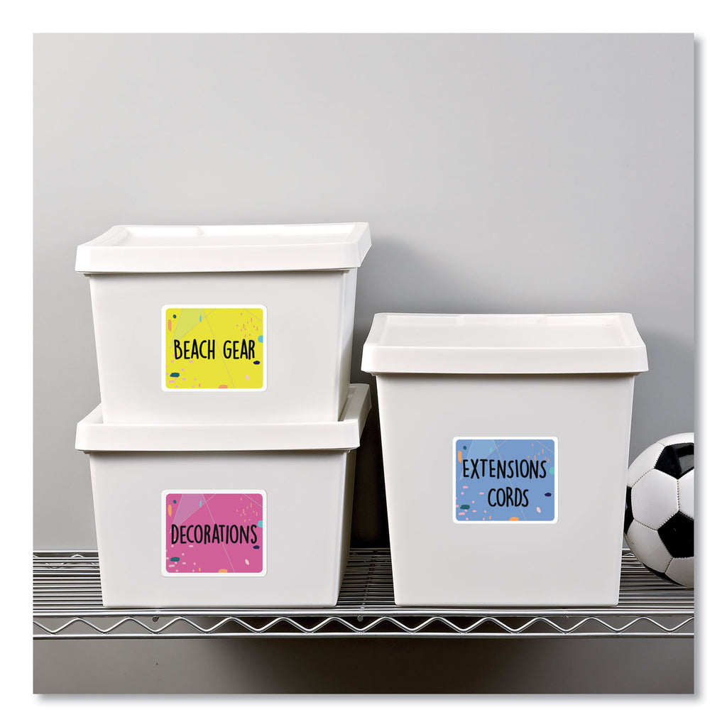Shipping Labels w/ TrueBlock Technology, Laser Printers, 3.33 x 4, White, 6/Sheet, 100 Sheets/Box