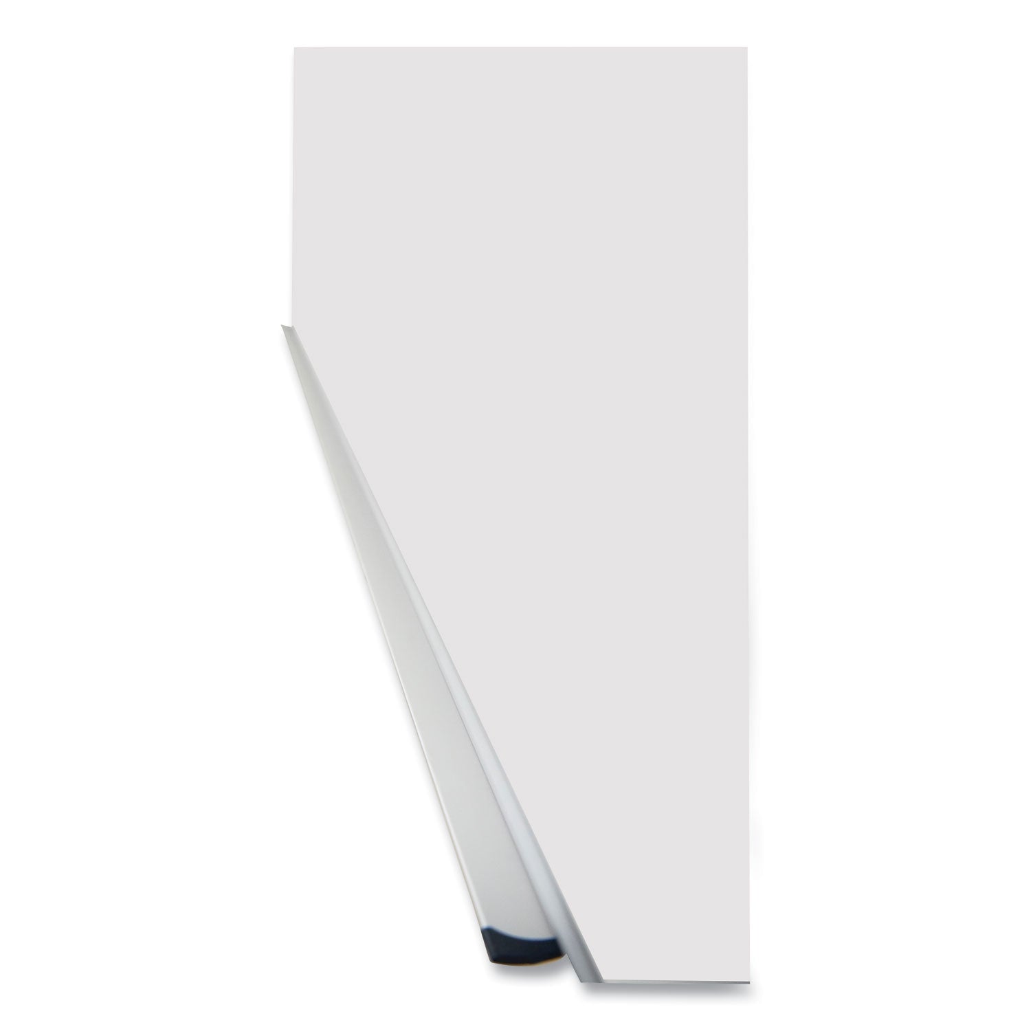Deluxe Melamine Dry Erase Board, 72 x 48, Melamine White Surface, Silver Anodized Aluminum Frame - 