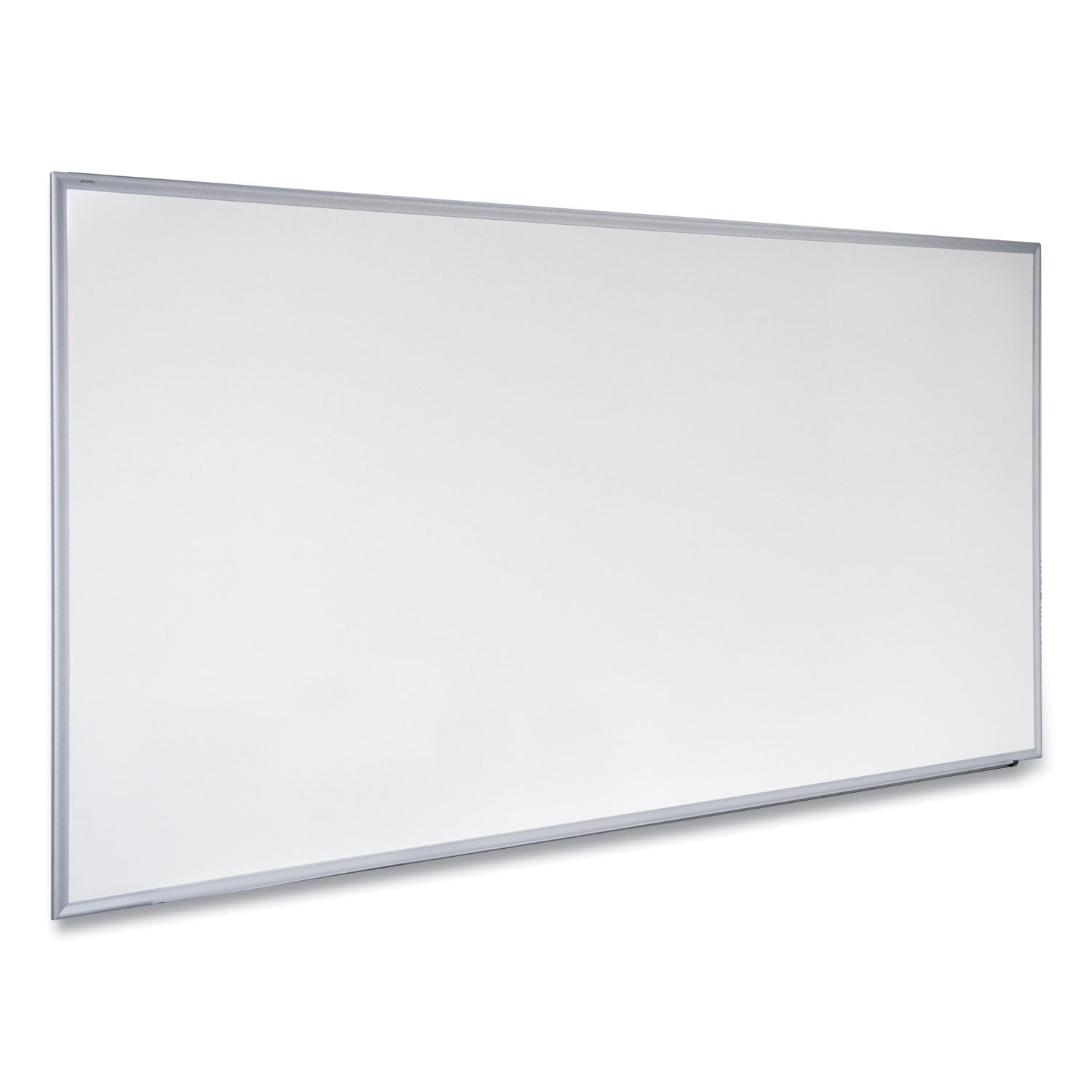 Deluxe Melamine Dry Erase Board, 72 x 48, Melamine White Surface, Silver Anodized Aluminum Frame - 