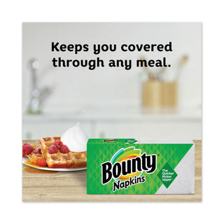 Quilted Napkins, 1-Ply, 12 1/10 x 12, Assorted - Print or White, 200/Pack