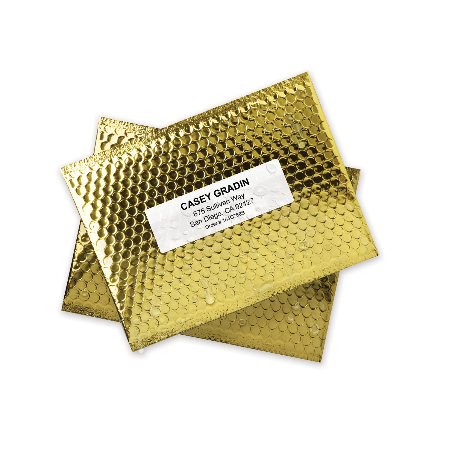 Waterproof Address Labels with TrueBlock and Sure Feed, Laser Printers, 1.33 x 4, White, 14/Sheet, 50 Sheets/Pack