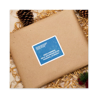 Waterproof Shipping Labels with TrueBlock and Sure Feed, Laser Printers, 3.33 x 4, White, 6/Sheet, 50 Sheets/Pack