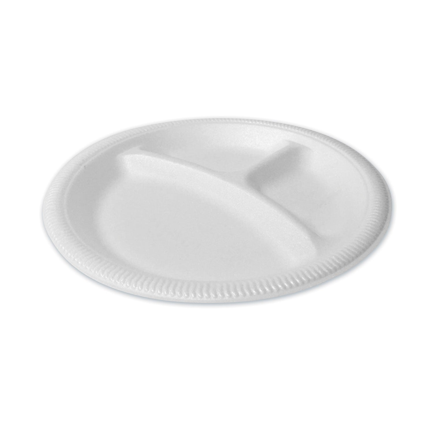 foam-dinnerware-plate-3-compartment-9-dia-poly-bag-white-125-sleeve-4-sleeves-bag-1-bag-pack_pst12201 - 1