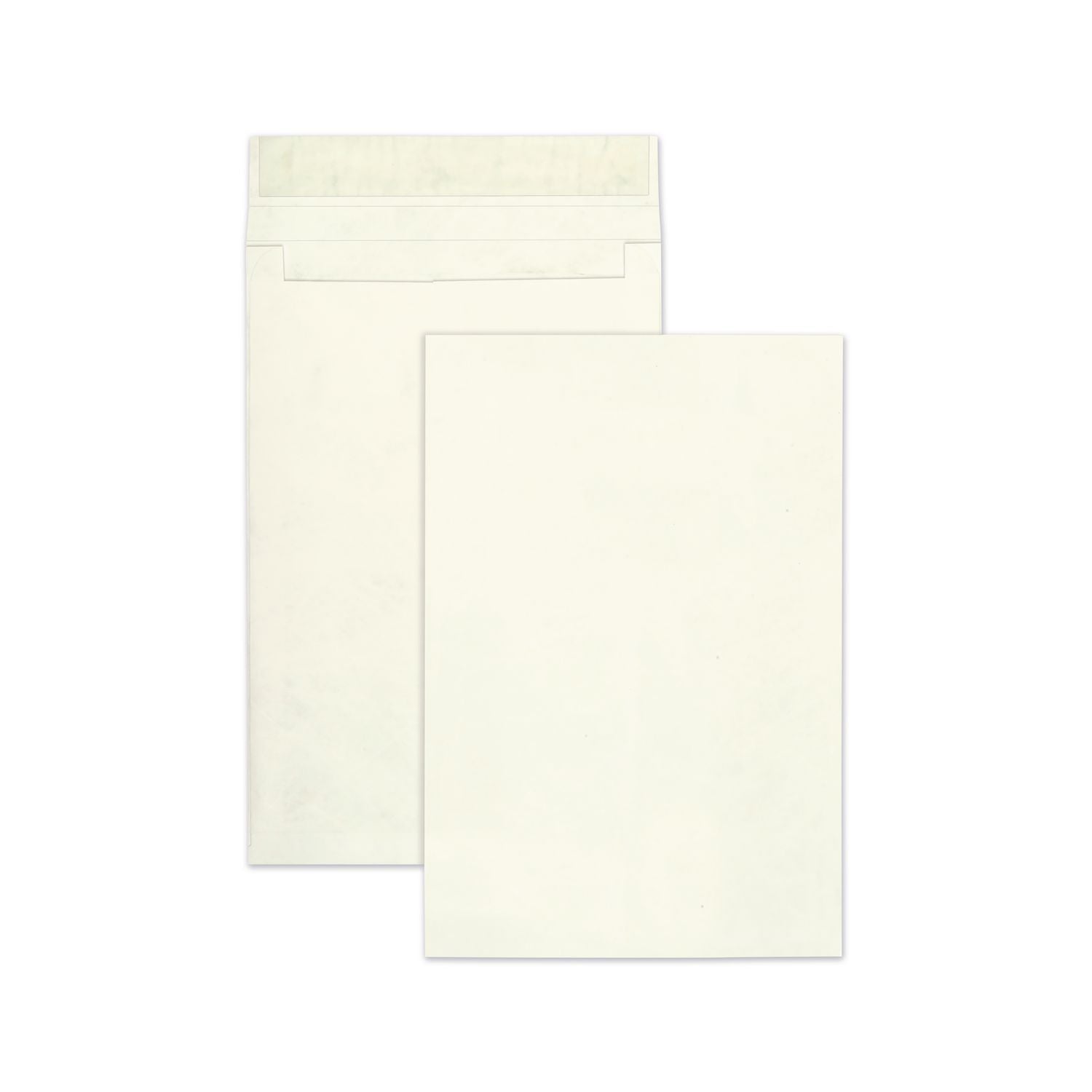 14 lb Tyvek Open End Expansion Mailer Value Pack, #15 1/2, Flip-Stik Flap, Redi-Strip Closure, 12 x 16, White, 100/Carton