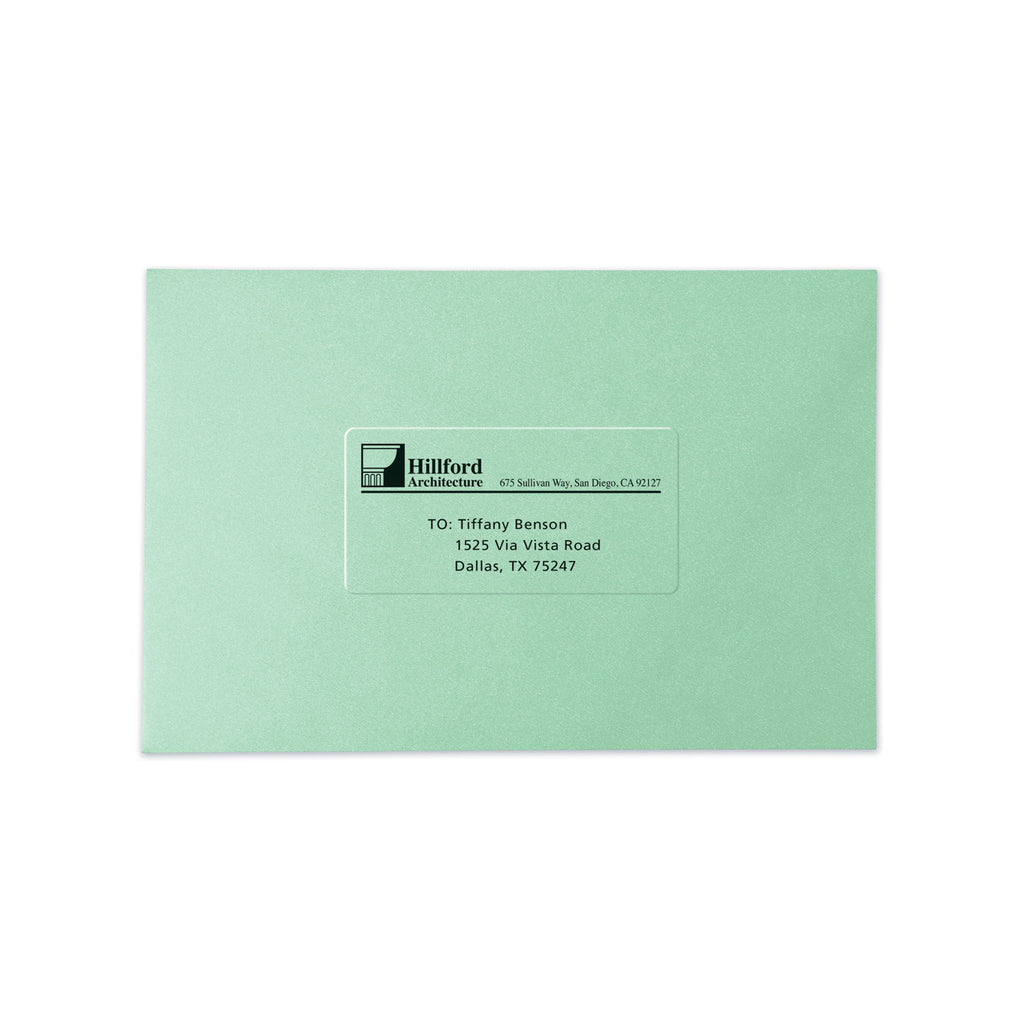 Copier Mailing Labels, Copiers, 1 x 2.81, Clear, 33/Sheet, 70 Sheets/Pack - 