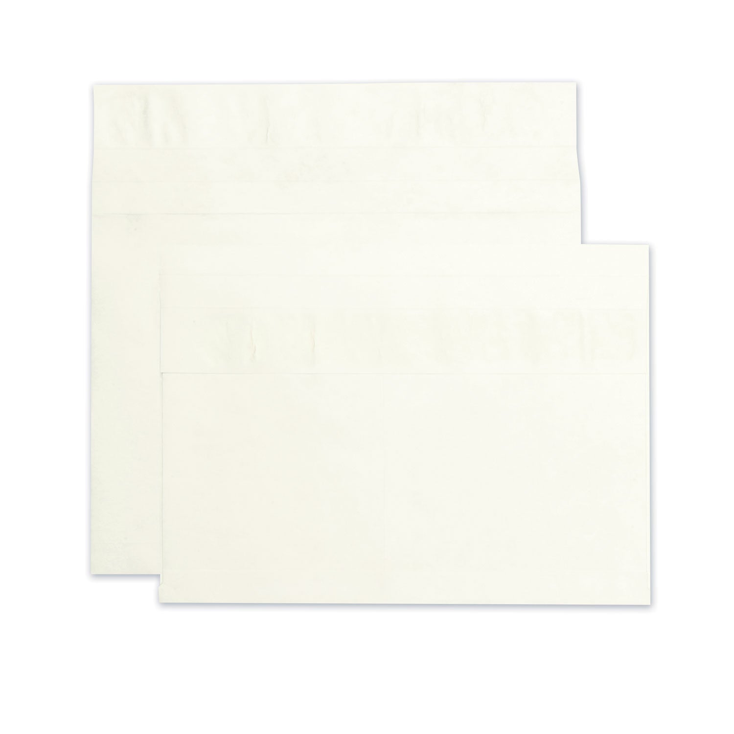 Heavyweight 18 lb Tyvek Open End Expansion Mailers, #15, Square Flap, Redi-Strip Adhesive Closure, 10 x 15, White, 100/Carton - 