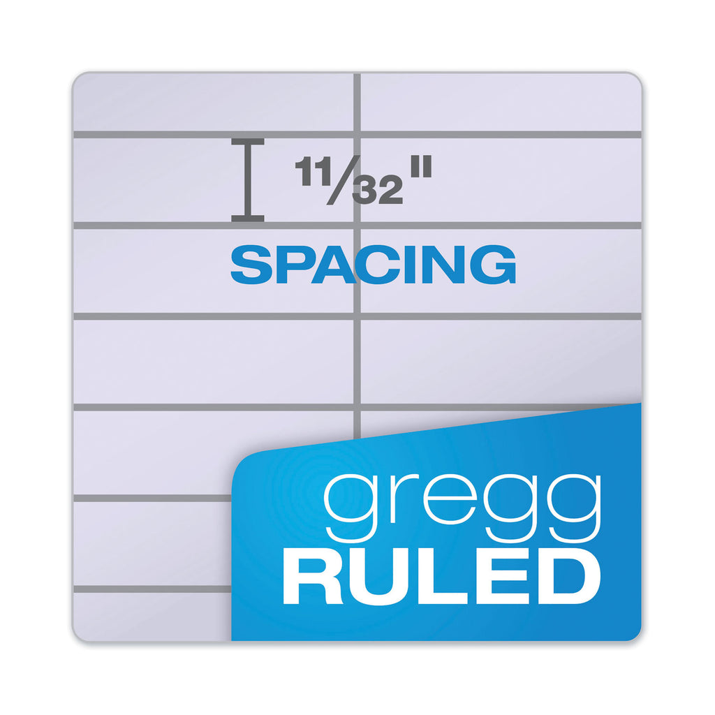 Prism Steno Pads, Gregg Rule, Orchid Cover, 80 Orchid 6 x 9 Sheets, 4/Pack
