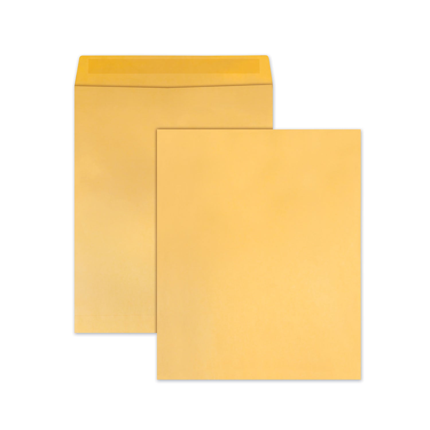Jumbo Size Kraft Envelope, Cheese Blade Flap, Fold-Over Closure, 14 x 18, Brown Kraft, 25/Pack - 