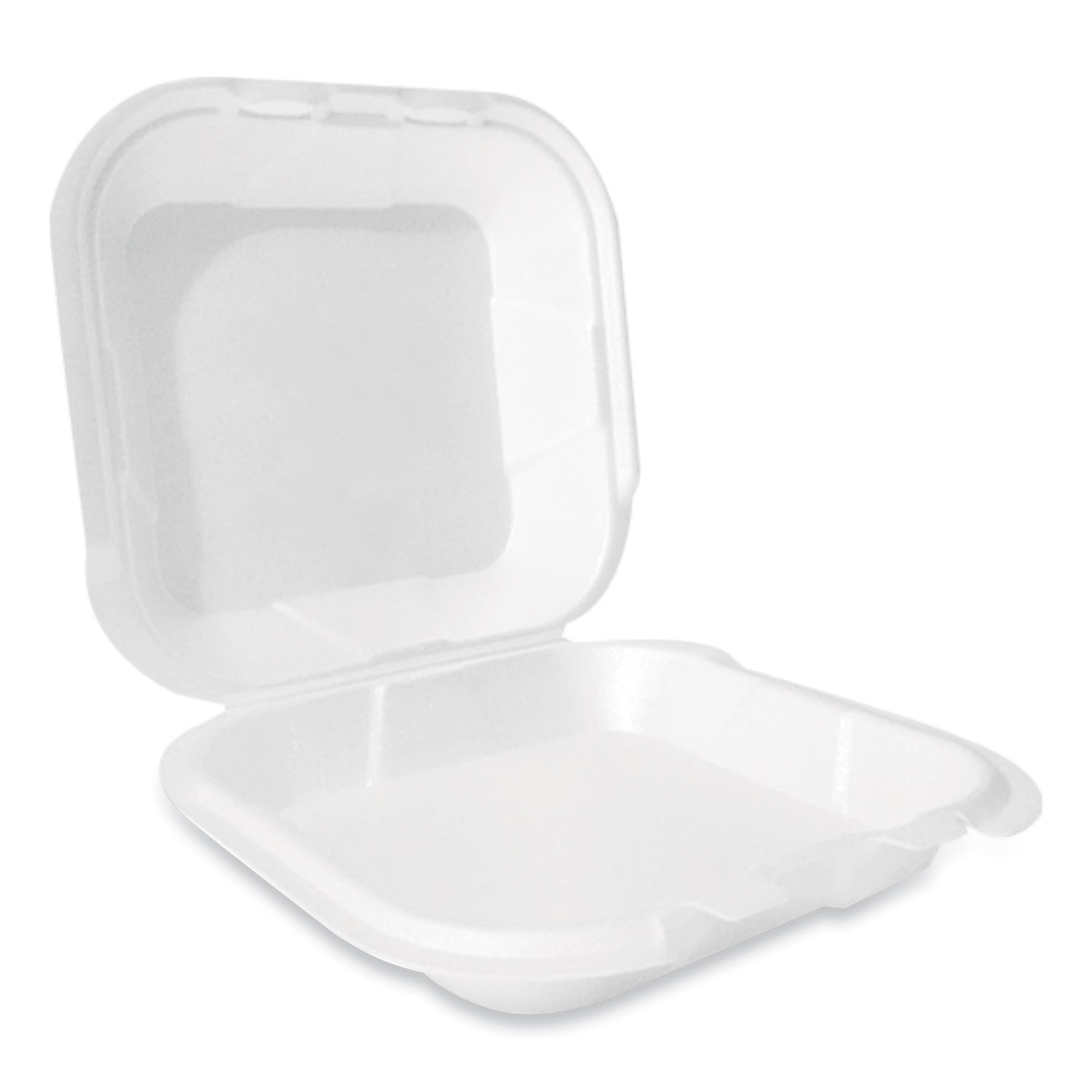 foam-hinged-lid-container-secure-two-tab-latch-poly-bag-9-x-9-x-3-white-100-bag-2-bags-carton_pst12095 - 1