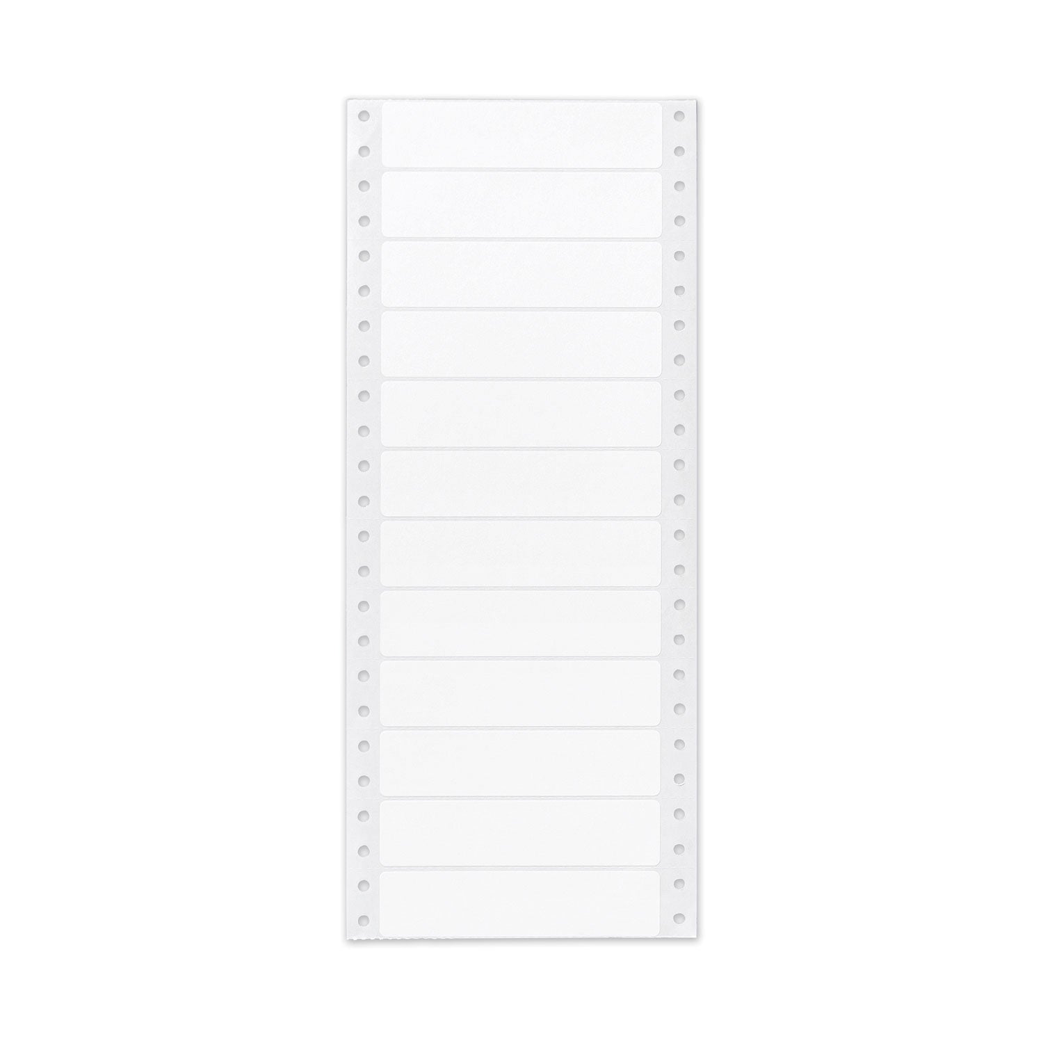 Dot Matrix Printer Mailing Labels, Pin-Fed Printers, 0.94 x 4, White, 5,000/Box - 