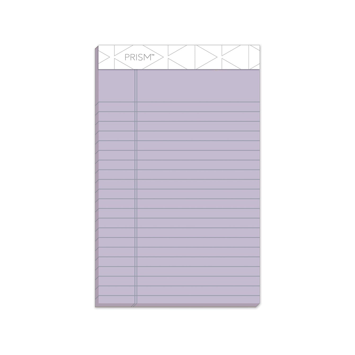 Prism + Colored Writing Pads, Narrow Rule, 50 Pastel Orchid 5 x 8 Sheets, 12/Pack - 1