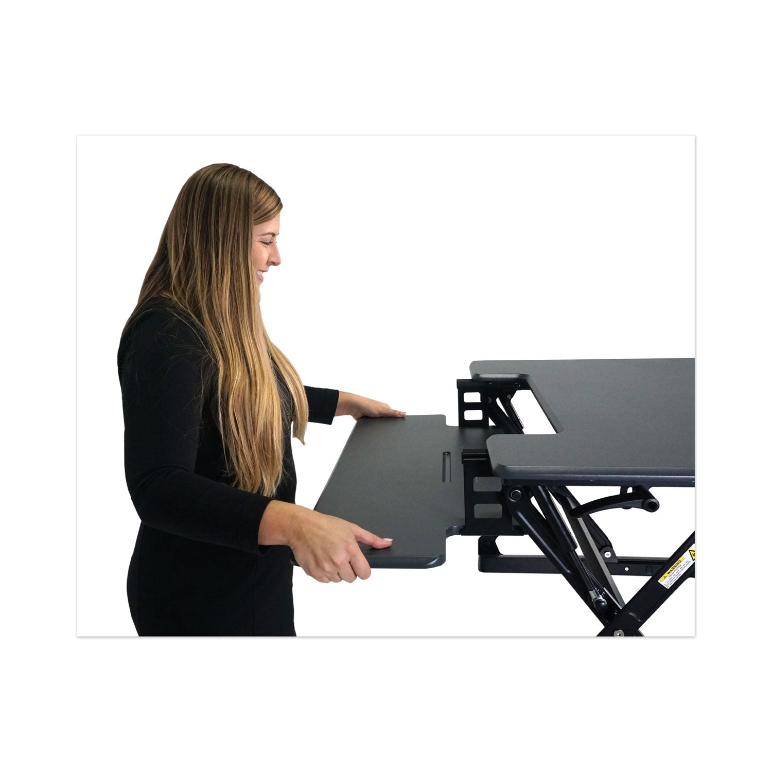 high-rise-height-adjustable-standing-desk-with-keyboard-tray-36-x-3125-x-525-to-20-gray-black_vctdcx760g - 2