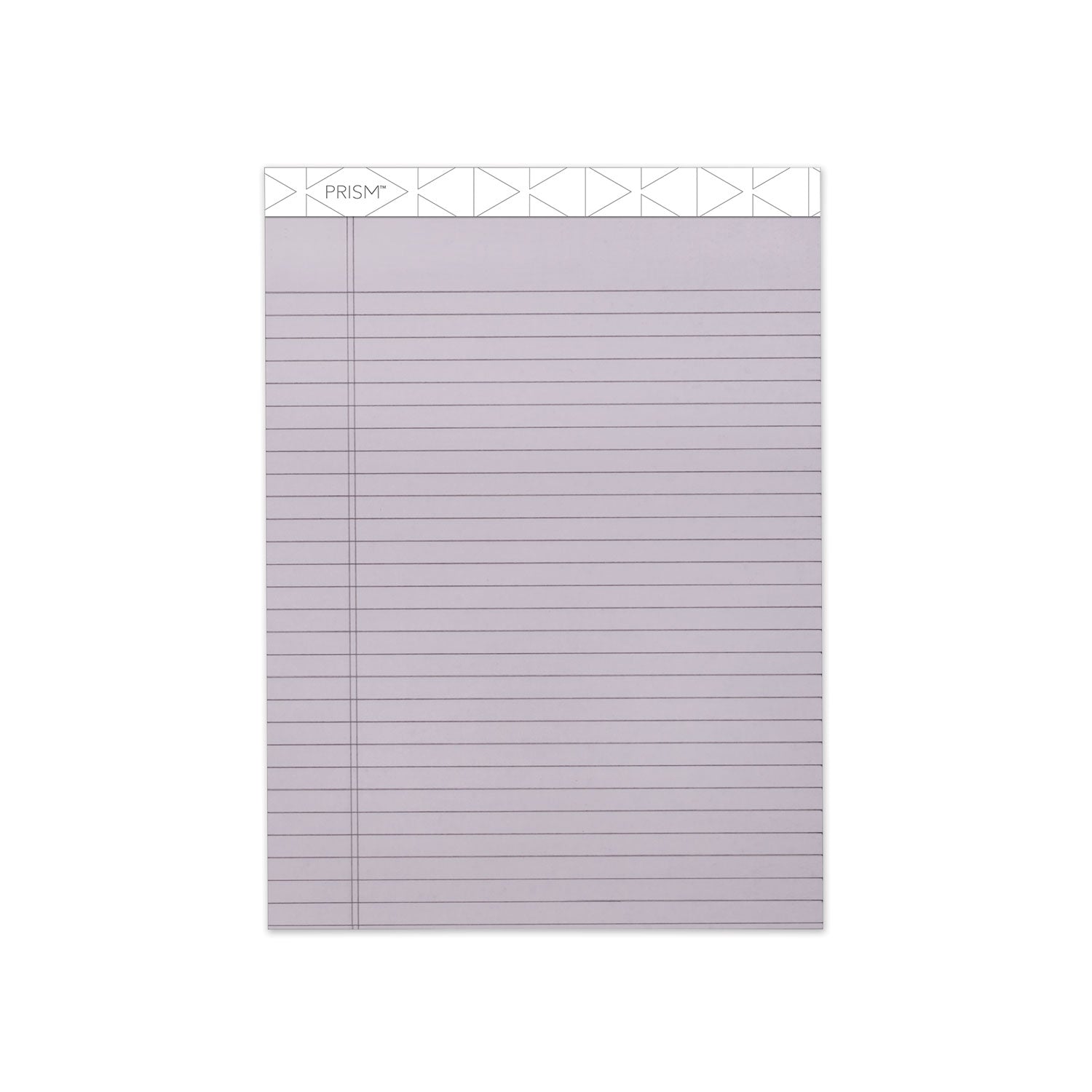 Prism + Colored Writing Pads, Wide/Legal Rule, 50 Pastel Orchid 8.5 x 11.75 Sheets, 12/Pack - 