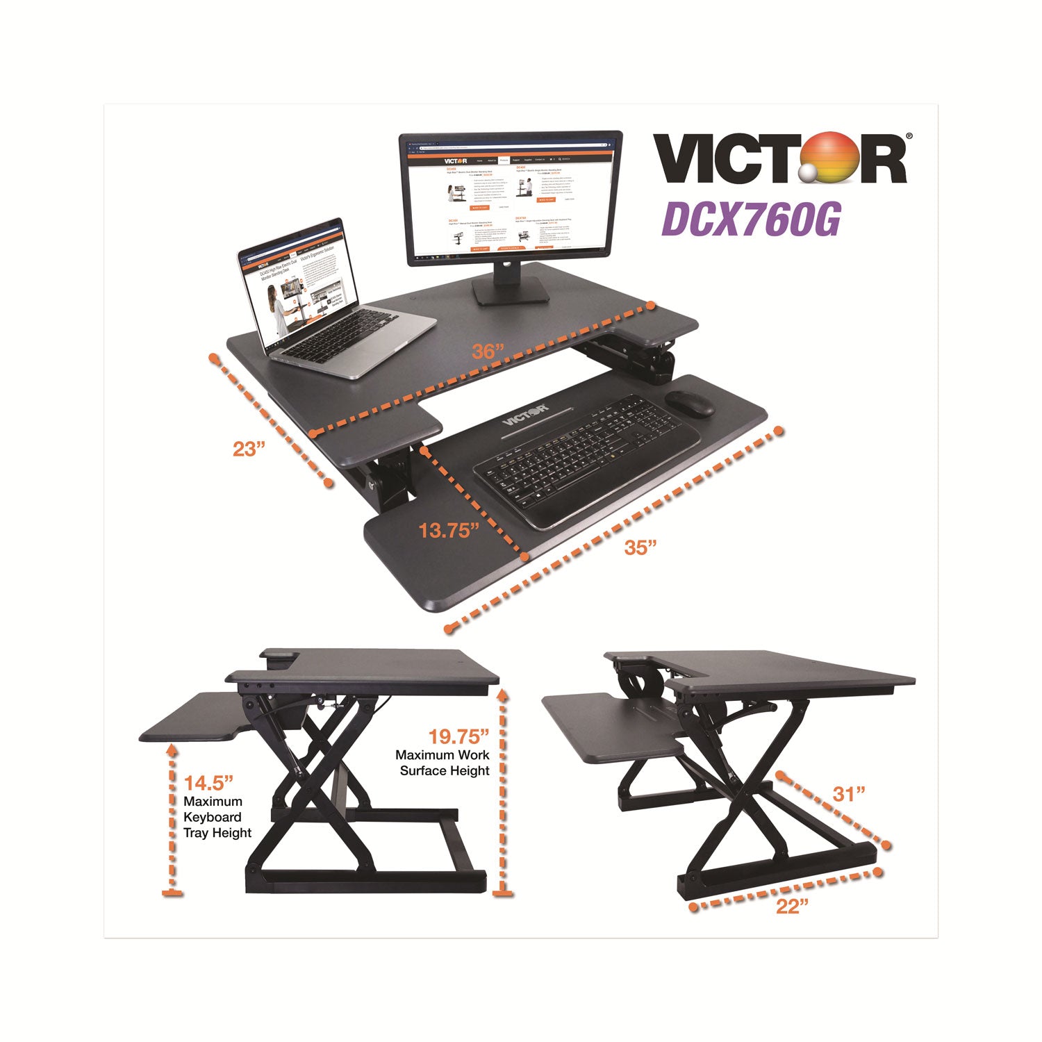 high-rise-height-adjustable-standing-desk-with-keyboard-tray-36-x-3125-x-525-to-20-gray-black_vctdcx760g - 8