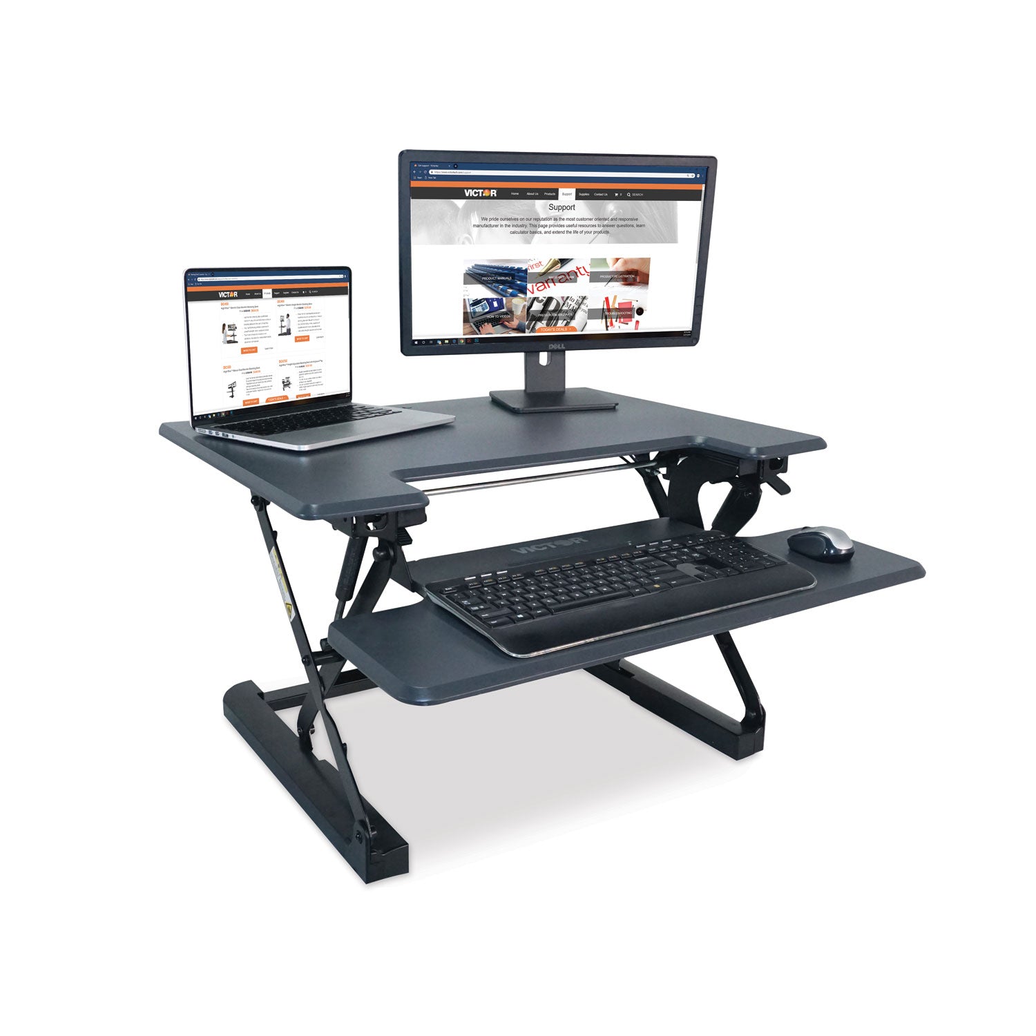 high-rise-height-adjustable-standing-desk-with-keyboard-tray-31-x-3125-x-525-to-20-gray-black_vctdcx710g - 2