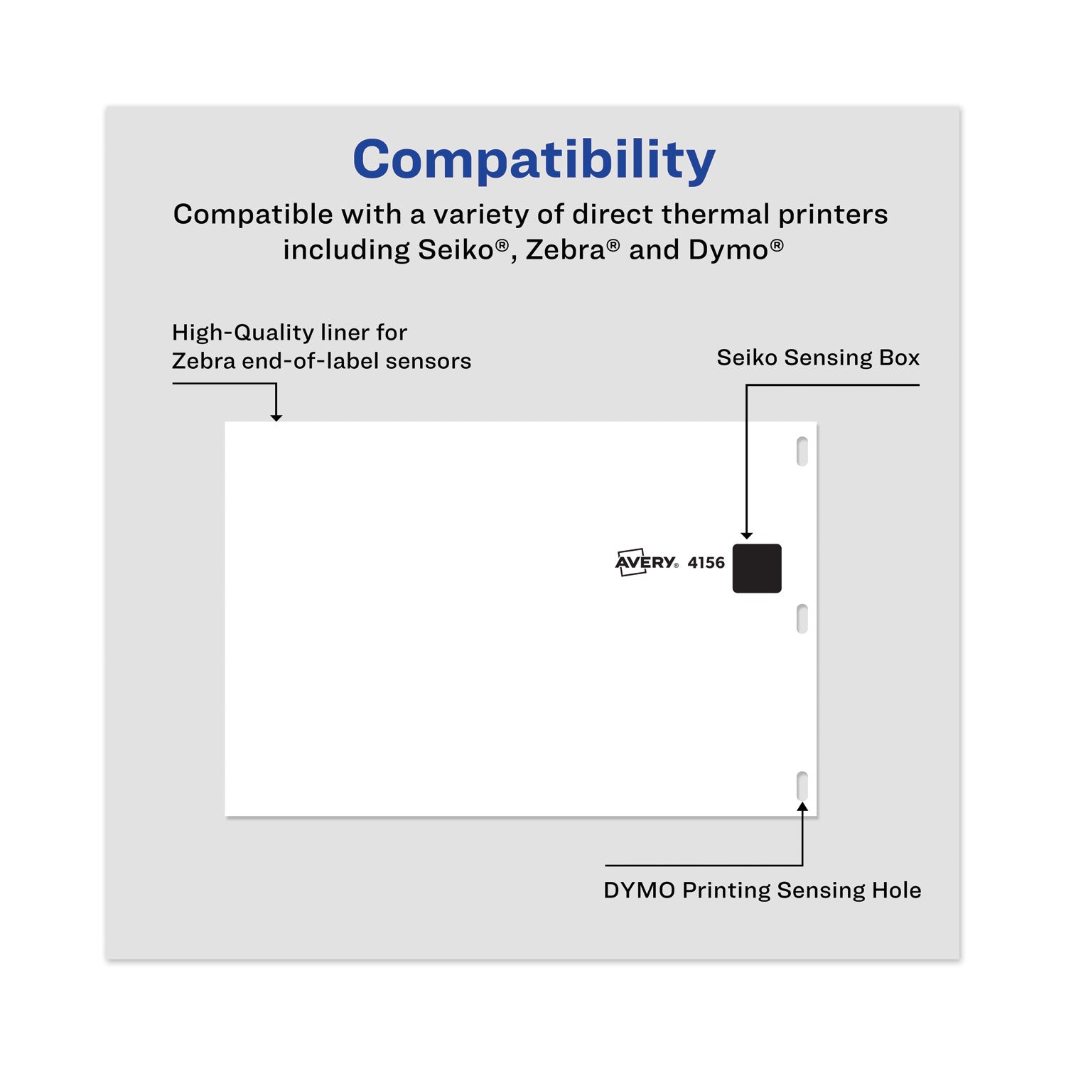 Multipurpose Thermal Labels, 4 x 6, White, 220/Roll, 4 Rolls/Pack