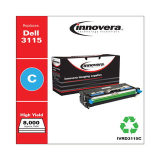 Remanufactured Cyan High-Yield Toner, Replacement for 310-8379, 8,000 Page-Yield, Ships in 1-3 Business Days