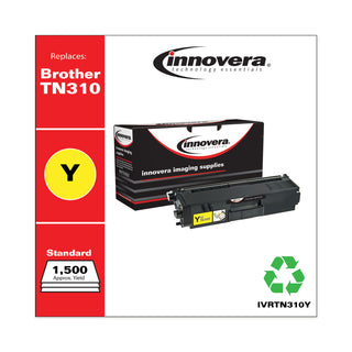 Remanufactured Yellow Toner, Replacement for TN310Y, 1,500 Page-Yield, Ships in 1-3 Business Days