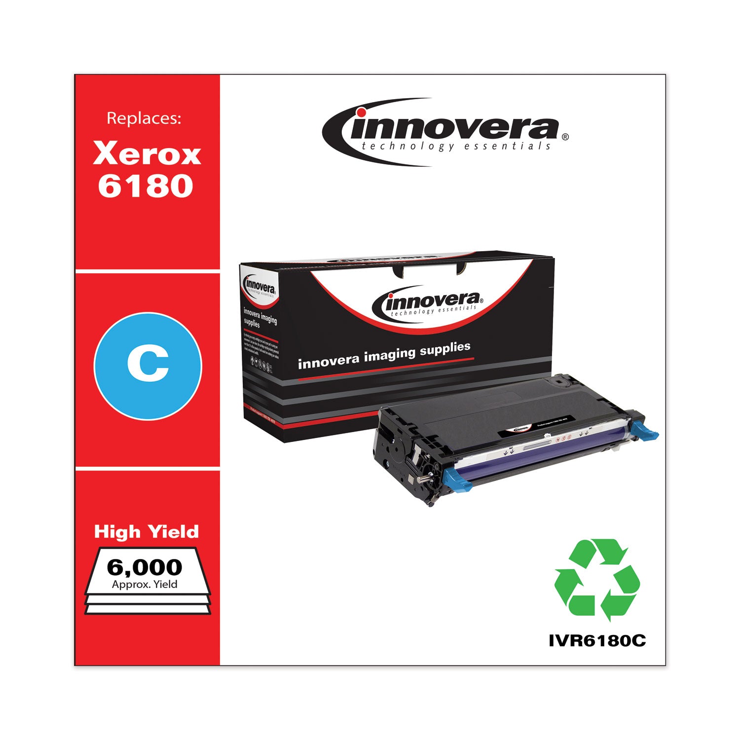 Remanufactured Cyan High-Yield Toner, Replacement for 113R00723, 6,000 Page-Yield - 
