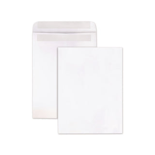 Redi-Seal Catalog Envelope, #10 1/2, Cheese Blade Flap, Redi-Seal Adhesive Closure, 9 x 12, White, Wove Finish, 100/Box