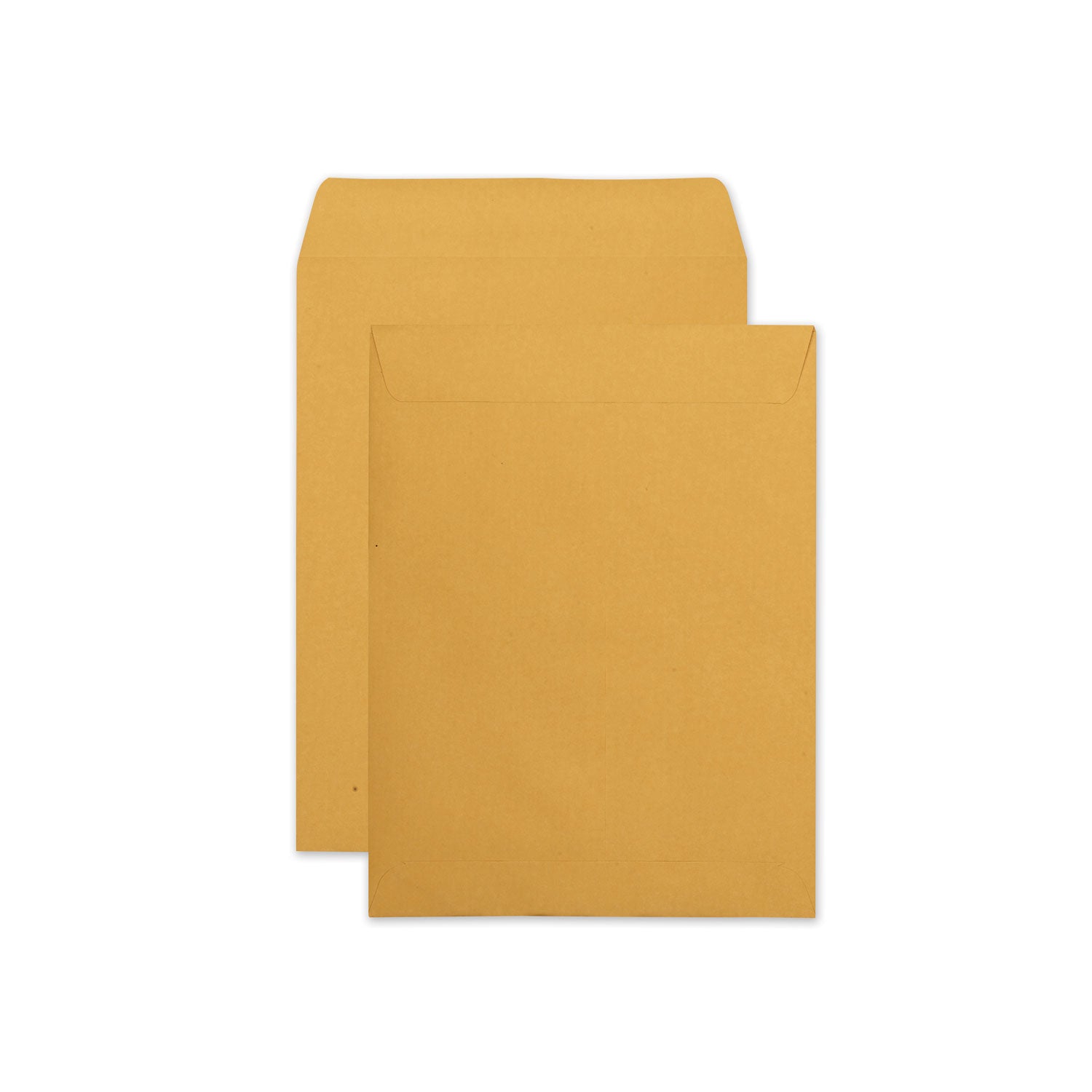 Redi-Seal Catalog Envelope, #12 1/2, Cheese Blade Flap, Redi-Seal Adhesive Closure, 9.5 x 12.5, Brown Kraft, 250/Box - 