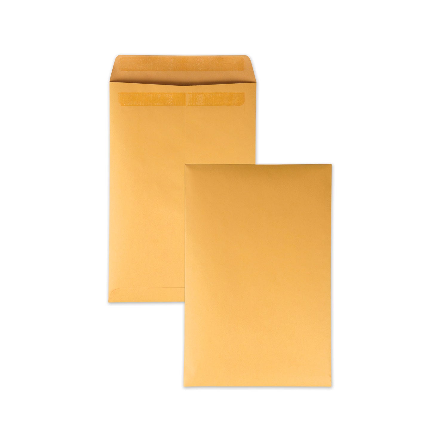 Redi-Seal Catalog Envelope, #15, Cheese Blade Flap, Redi-Seal Adhesive Closure, 10 x 15, Brown Kraft, 250/Box - 