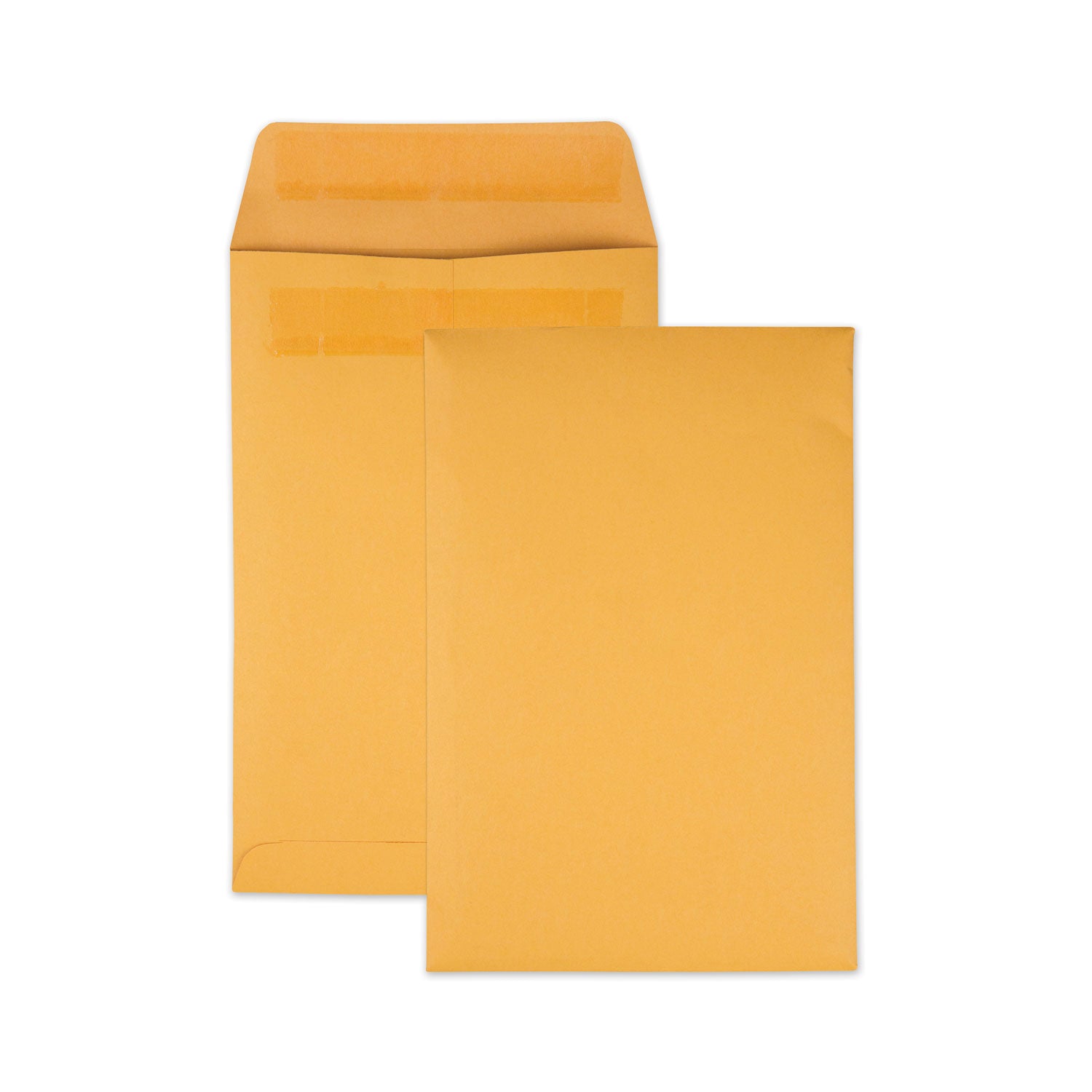 Redi-Seal Catalog Envelope, #1 3/4, Cheese Blade Flap, Redi-Seal Adhesive Closure, 6.5 x 9.5, Brown Kraft, 250/Box - 