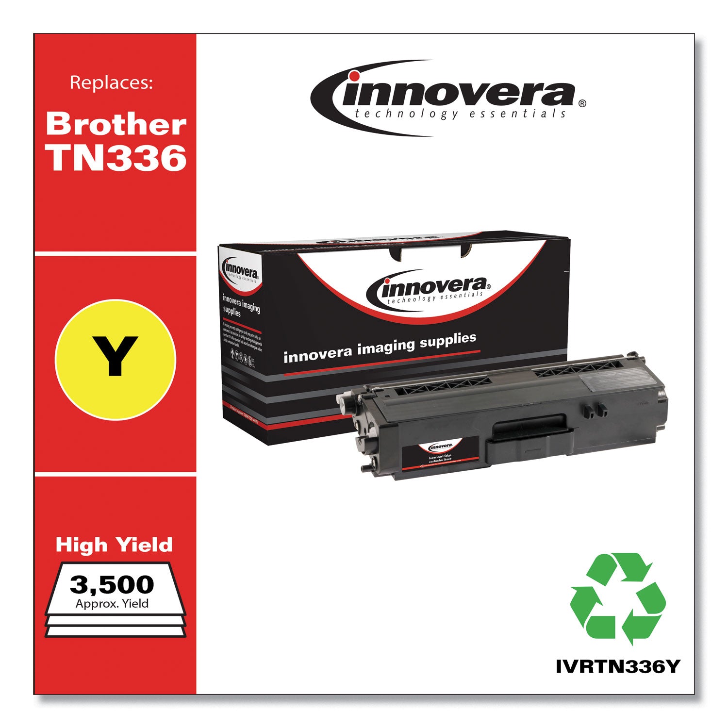 remanufactured-yellow-high-yield-toner-replacement-for-tn336y-3500-page-yield-ships-in-1-3-business-days_ivrtn336y - 2