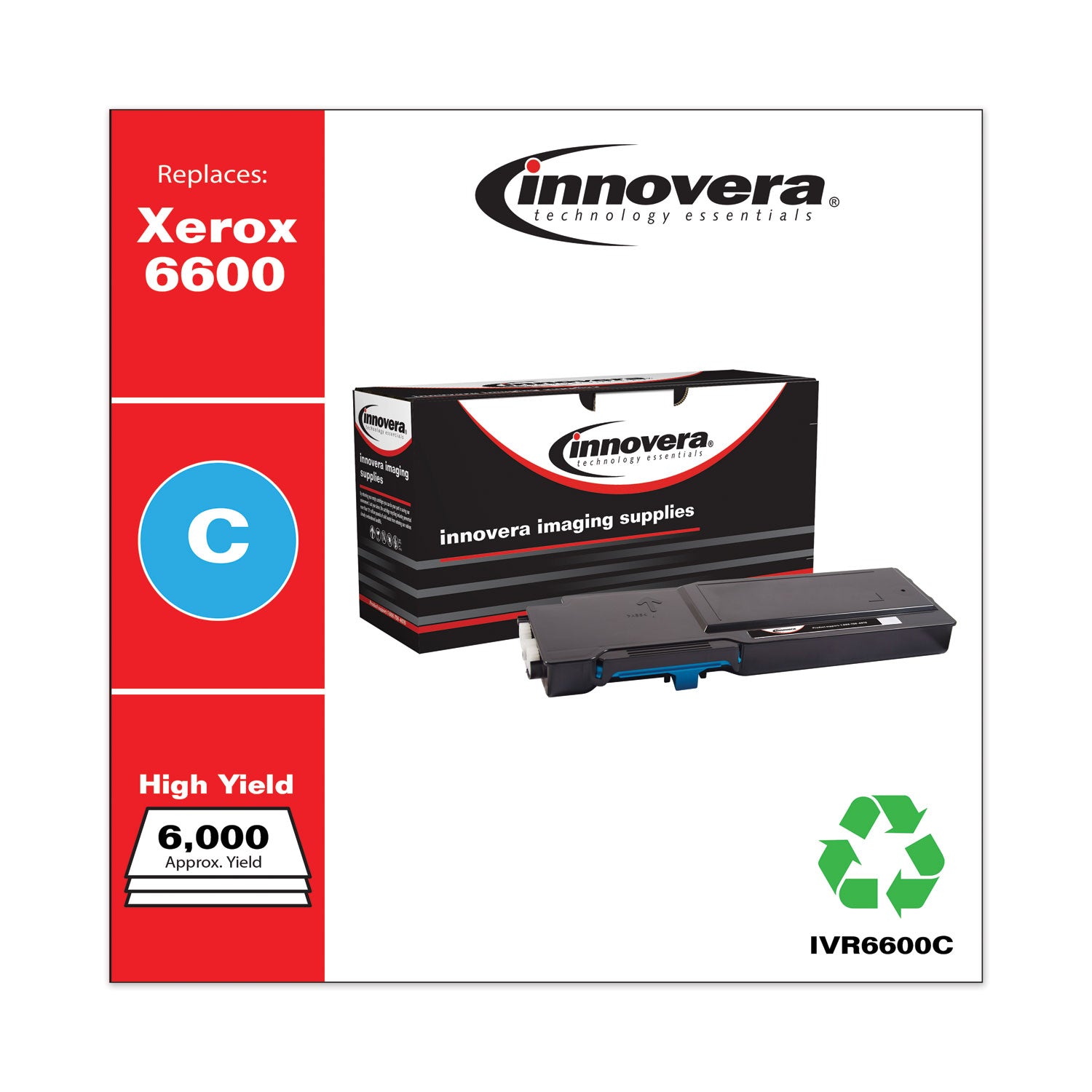 Remanufactured Cyan High-Yield Toner, Replacement for 106R02225, 6,000 Page-Yield, Ships in 1-3 Business Days