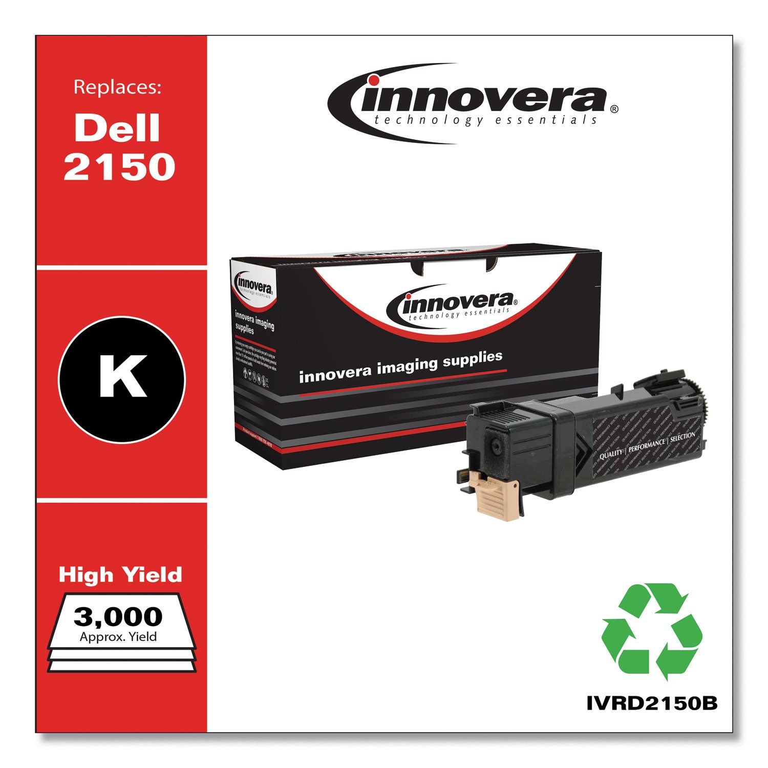 Remanufactured Black High-Yield Toner, Replacement for 331-0719, 3,000 Page-Yield, Ships in 1-3 Business Days