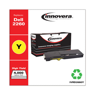 Remanufactured Yellow High-Yield Toner, Replacement for 593-BBBR, 4,000 Page-Yield, Ships in 1-3 Business Days