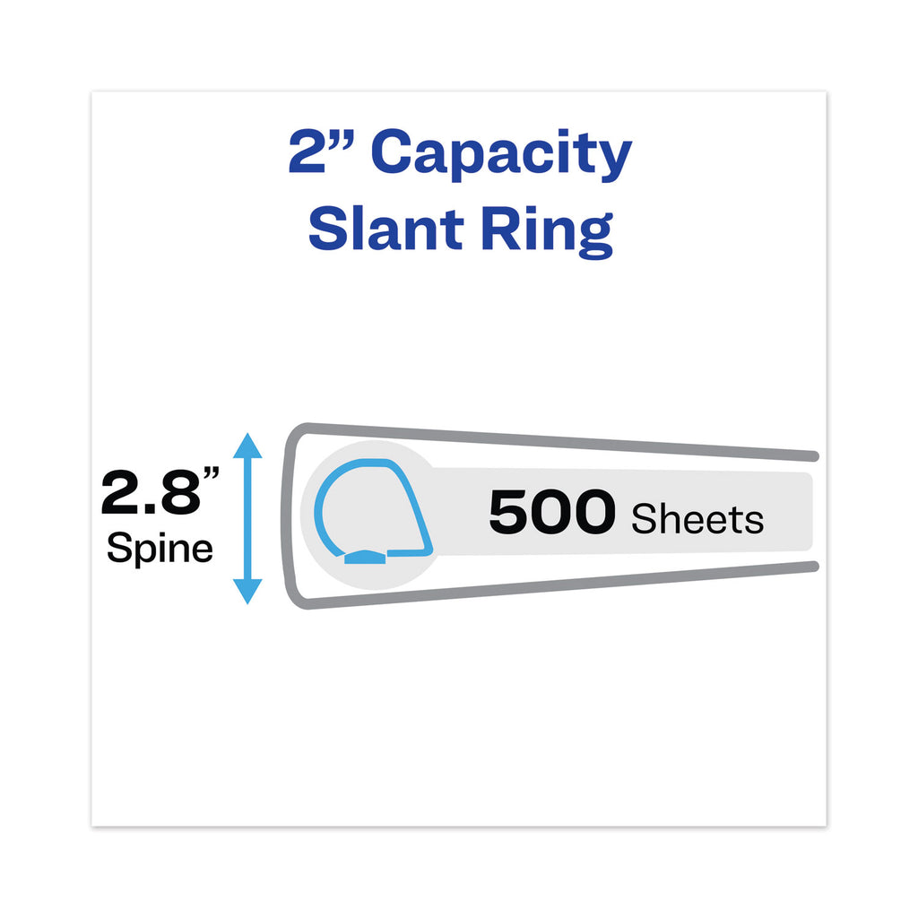 Heavy-Duty View Binders, 3 Rings, 3" Capacity, 11 x 17, White