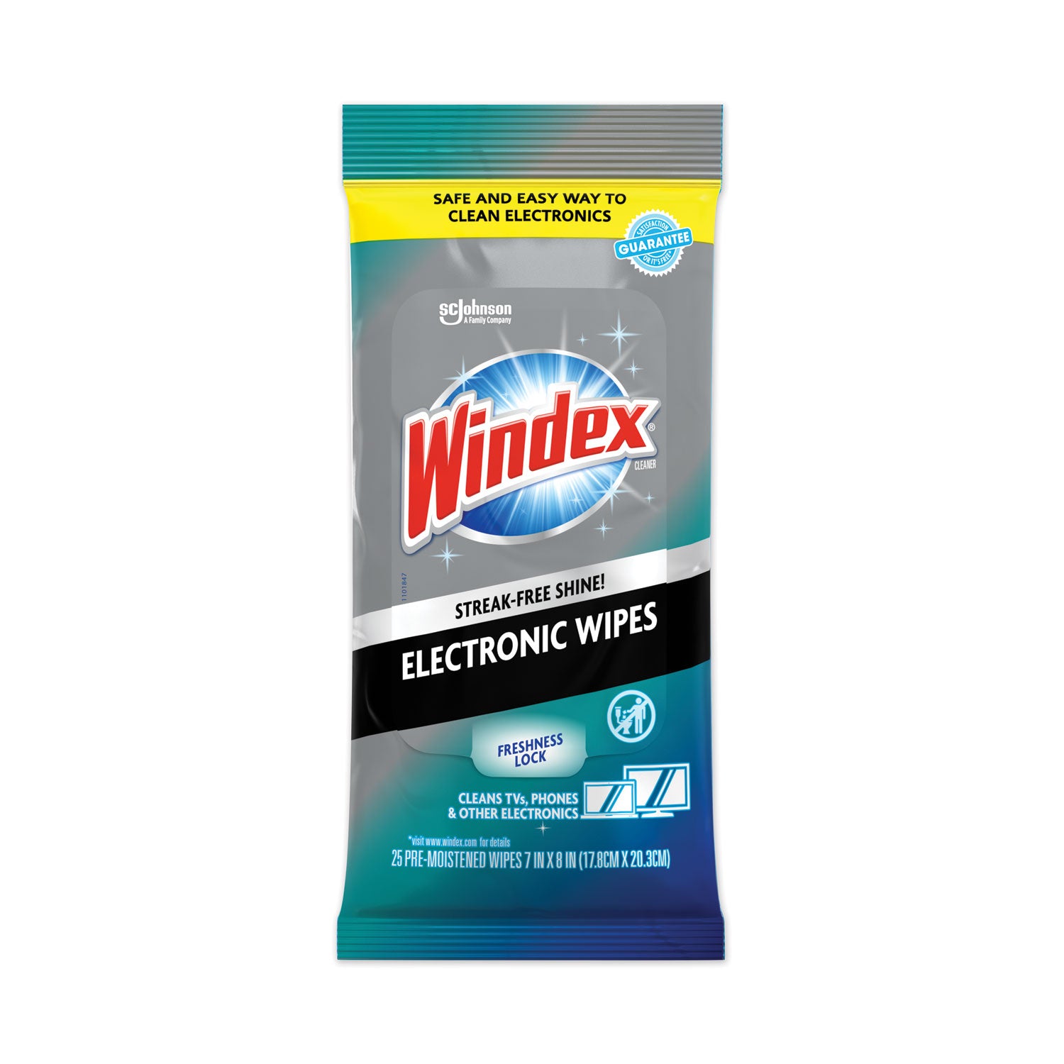 electronics-cleaner-1-ply-7-x-10-neutral-scent-white-25-wipes_sjn319248ea - 1