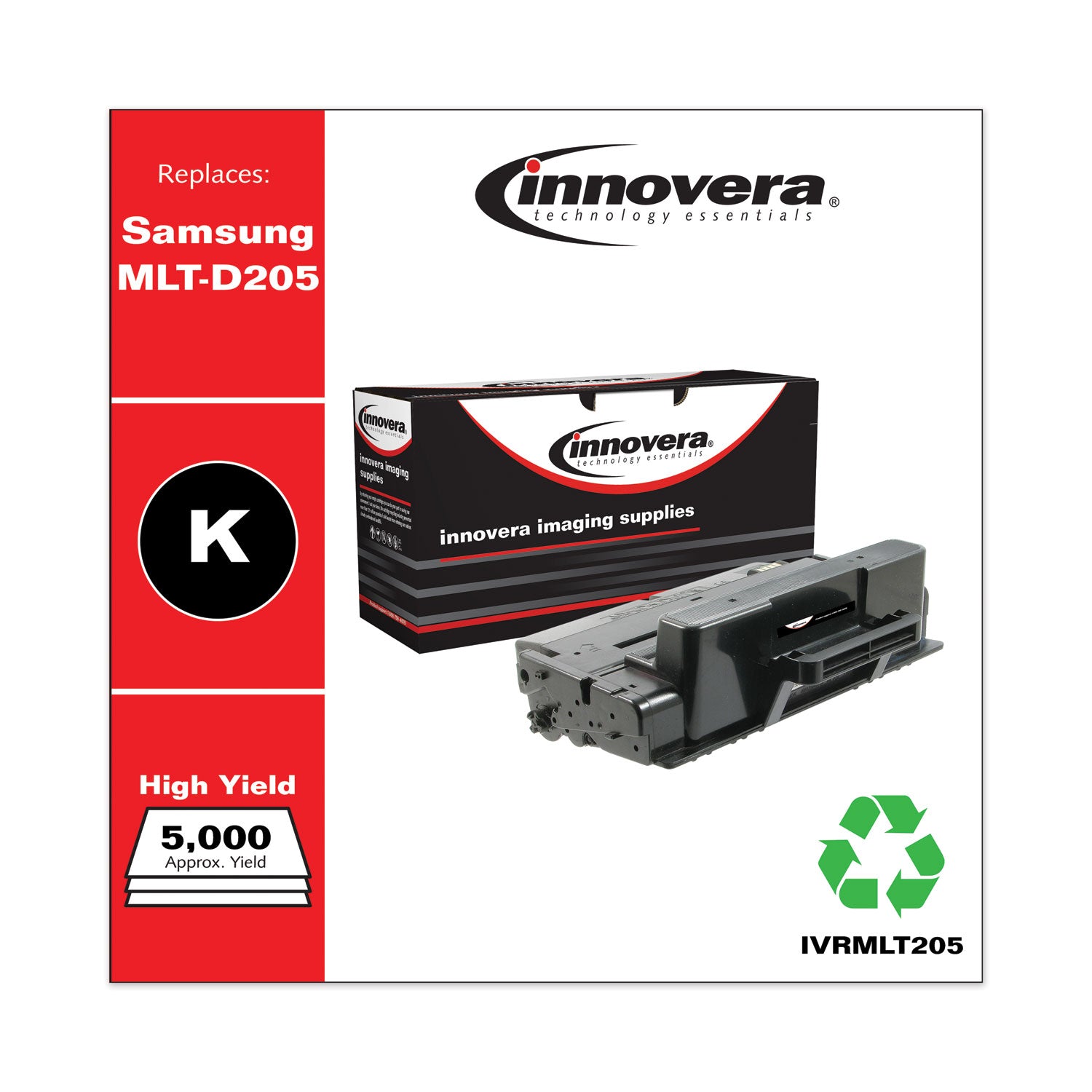 Remanufactured Black Toner, Replacement for MLT-D205L, 5,000 Page-Yield, Ships in 1-3 Business Days