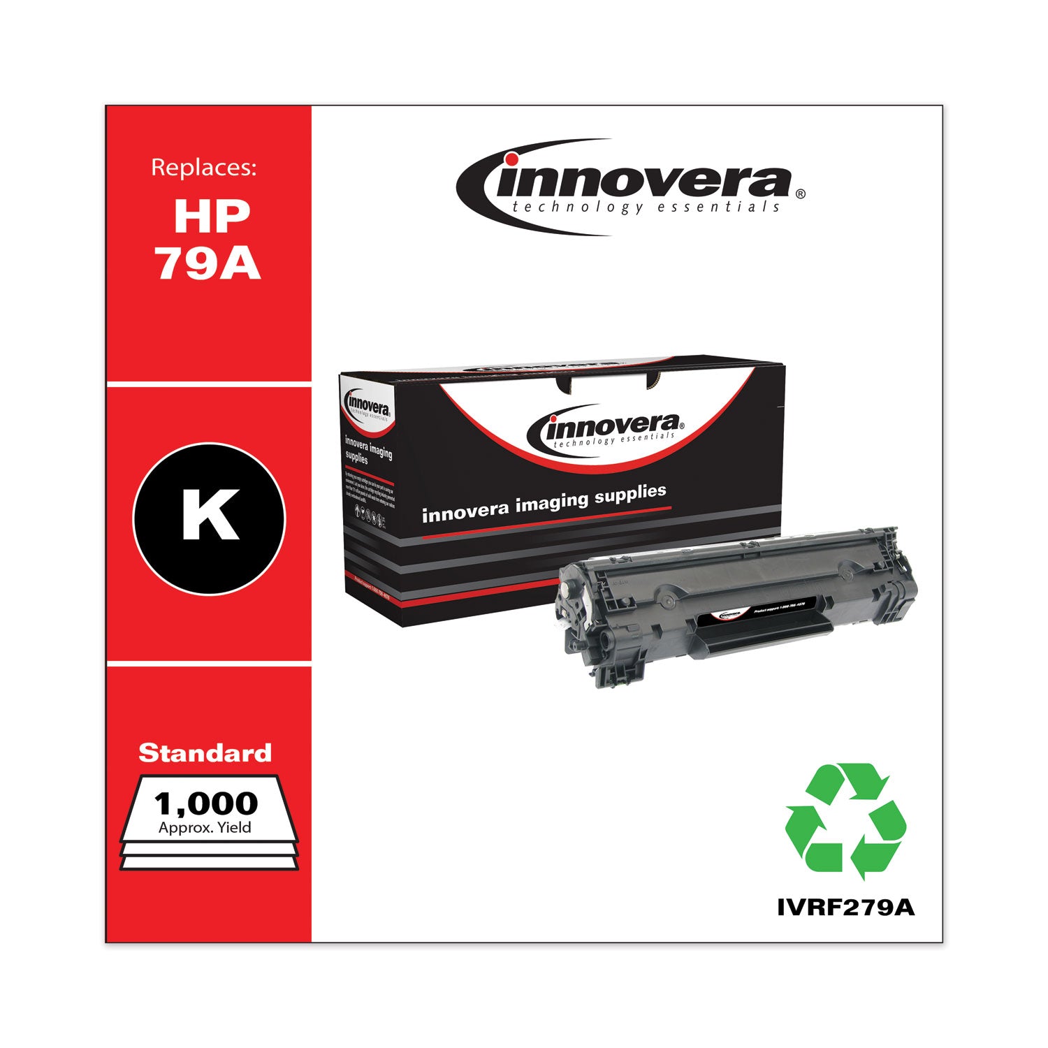 Remanufactured Black Toner, Replacement for 78A (CF279A), 1,000 Page-Yield, Ships in 1-3 Business Days