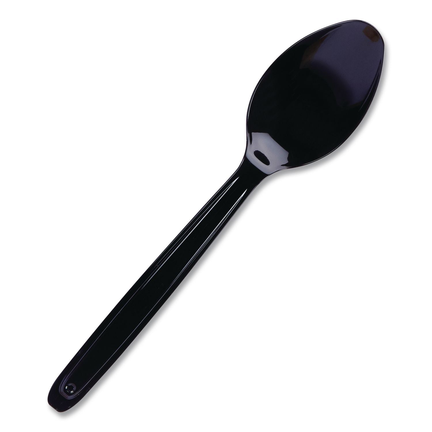 Cutlery for Cutlerease Dispensing System, Spoon 6", Black, 960/Box