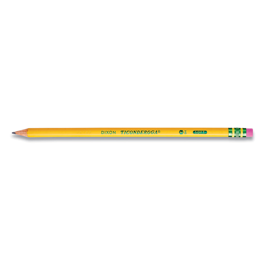 Pre-Sharpened Pencil, HB (#2), Black Lead, Yellow Barrel, 18/Pack