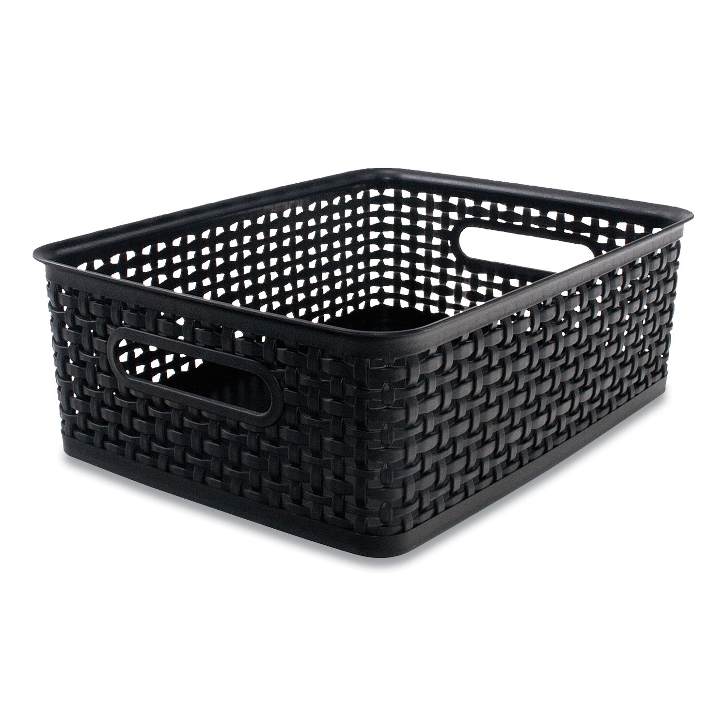 plastic-weave-bin-medium-14-x-105-x-463-black_avt36003 - 2