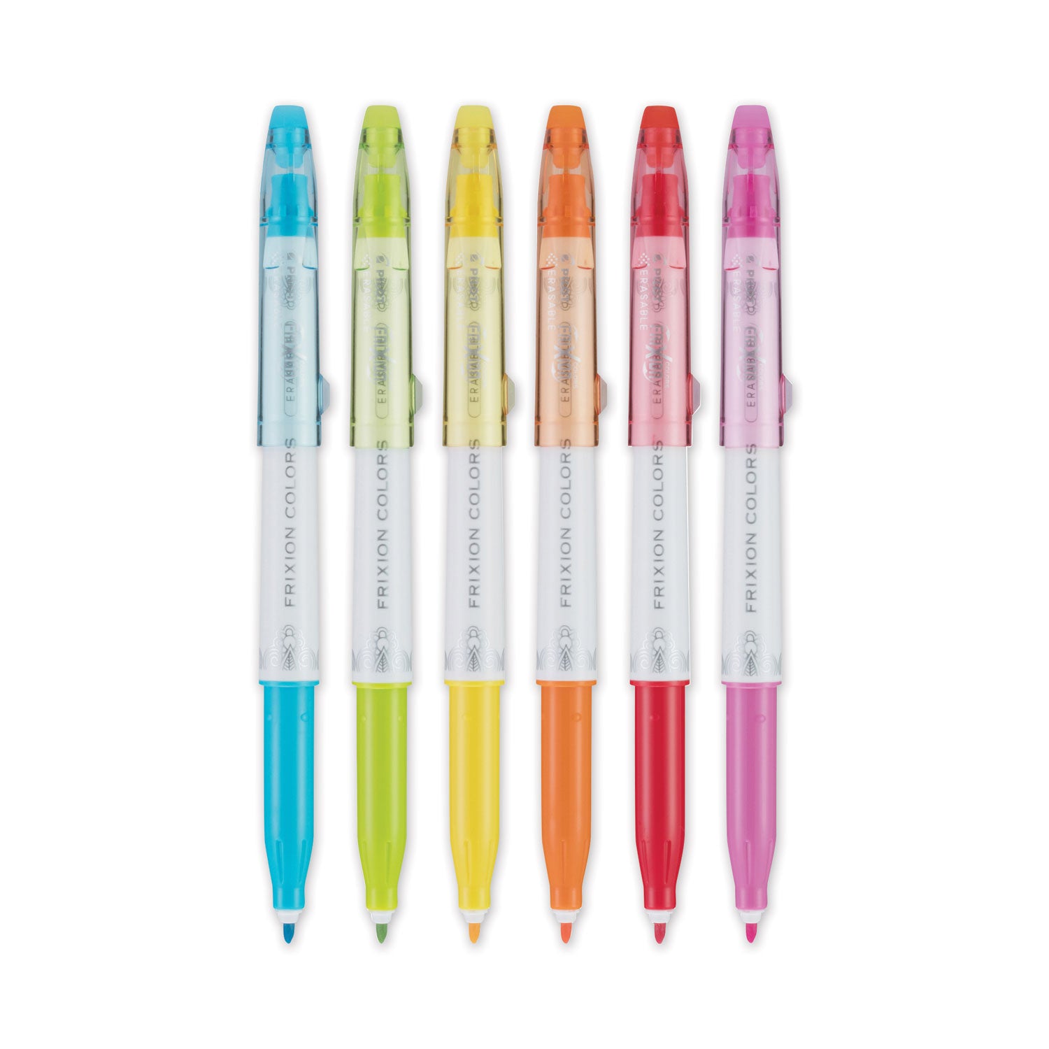 FriXion Colors Erasable Porous Point Pen, Stick, Bold 2.5 mm, Six Assorted Artistic Ink and Barrel Colors, 6/Pack