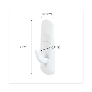 general-purpose-hooks-small-plastic-white-1-lb-capacity-6-hooks-and-12-strips-pack_mmm70005128379 - 2